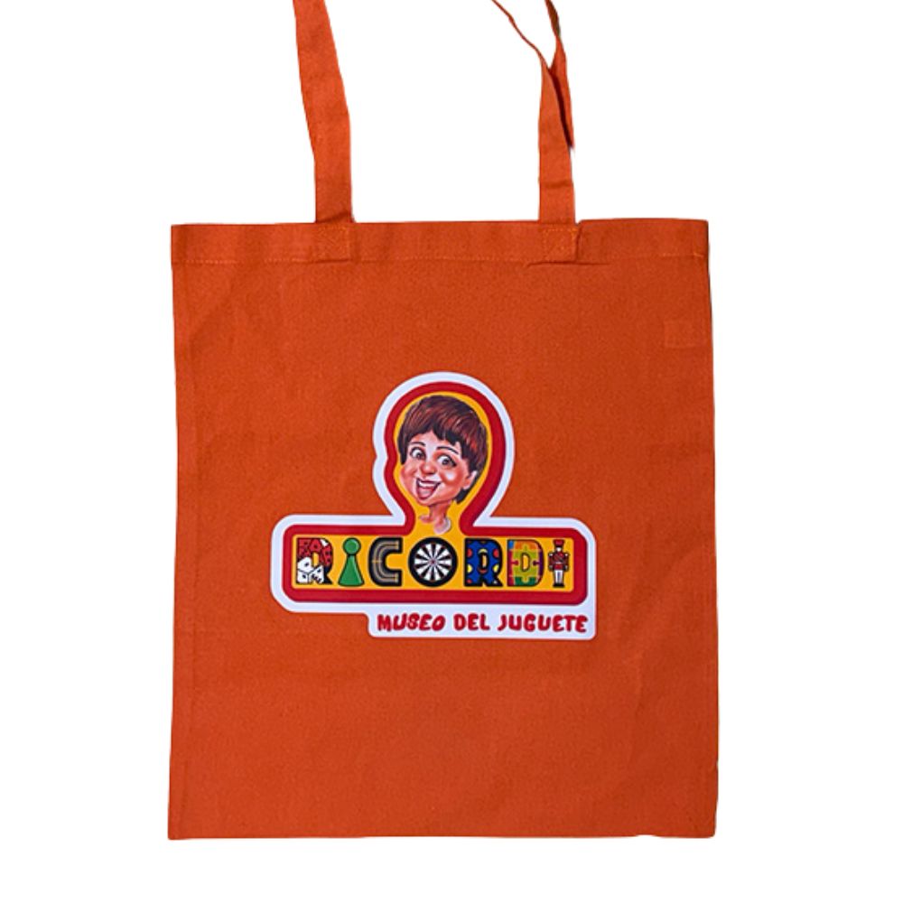 Bolsa Museo Tela Naranja — imagen 2
