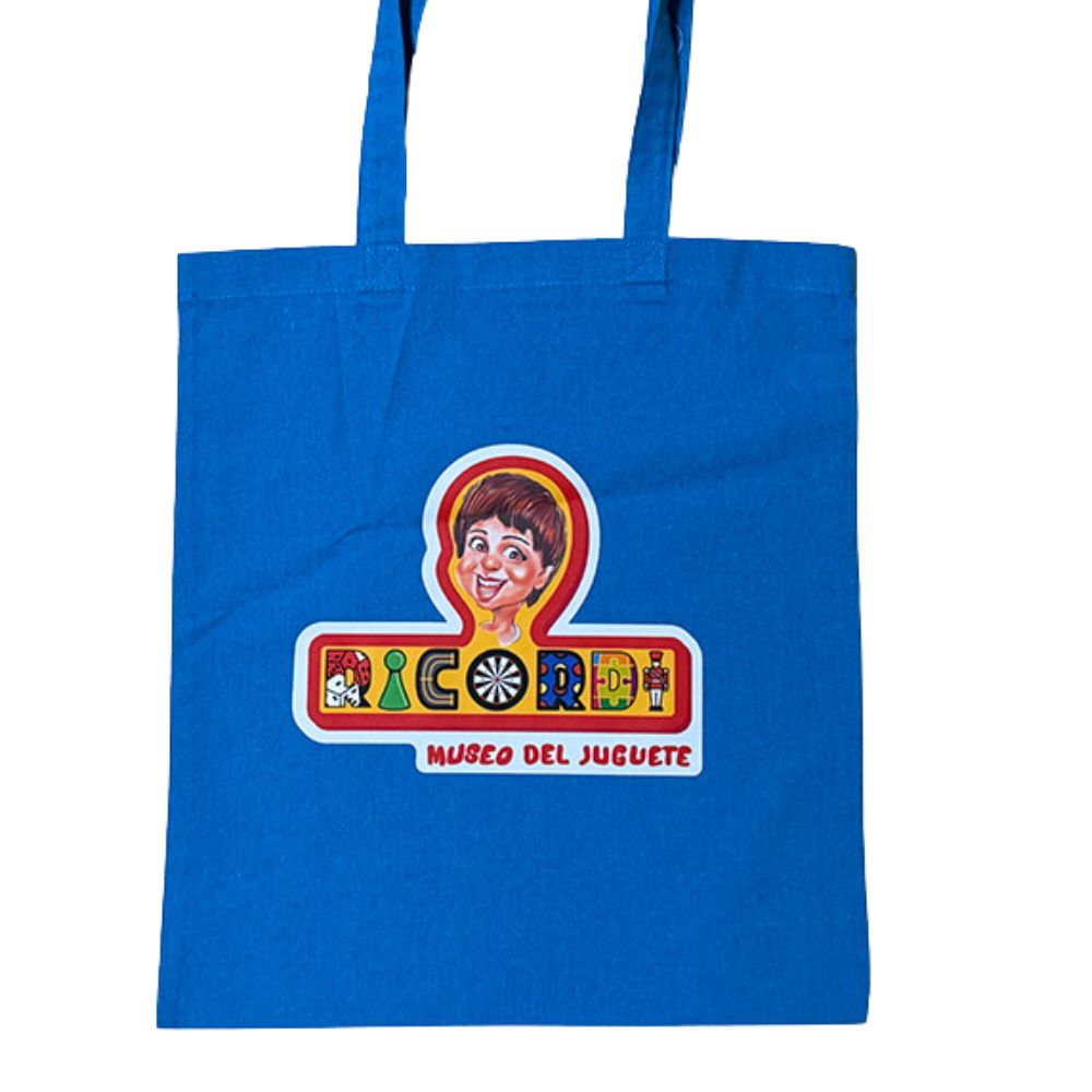 Bolsa Museo Tela Azul — imagen 2