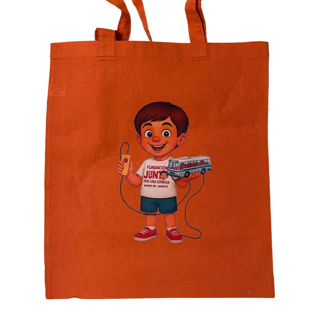 Bolsa Museo Tela Naranja