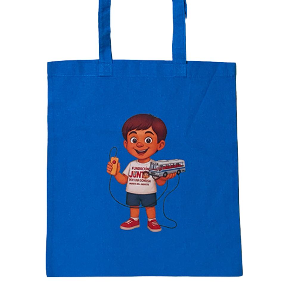 Bolsa Museo Tela Azul