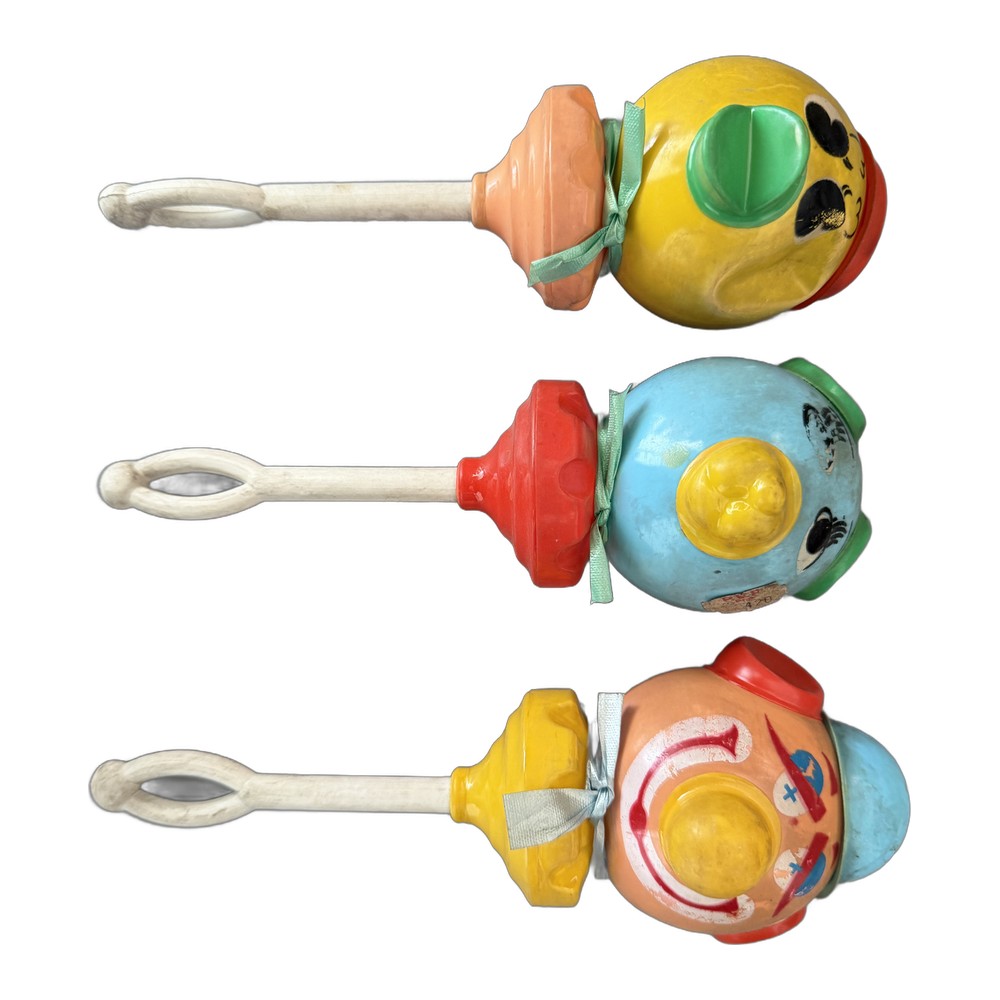 Sonajero payaso de carita esférica — imagen 3