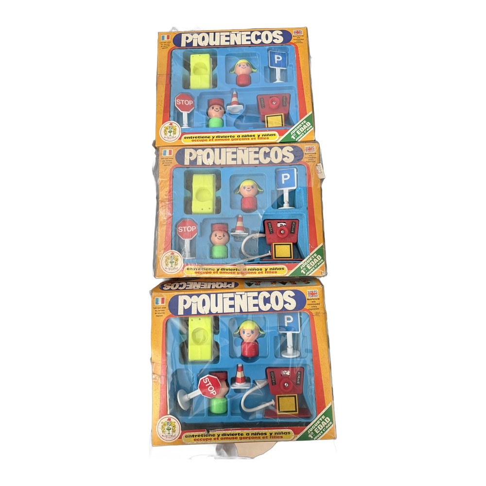 Playset de figuras: esquiadores