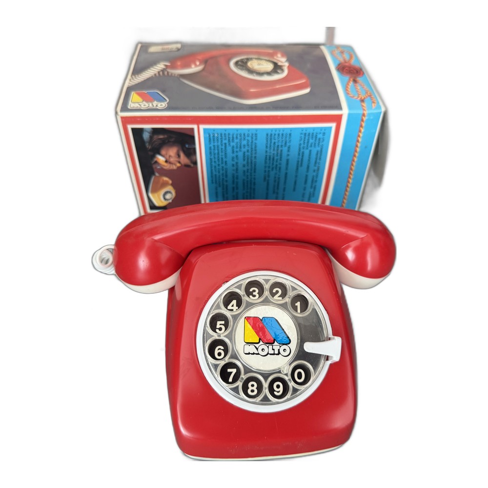 Teléfono de juguete MOLTÓ rojo