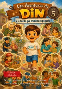 Las Aventuras de Din: Din y la huella que empieza en pequeño