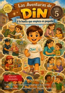 Las Aventuras de Din: Din y la huella que empieza en pequeño